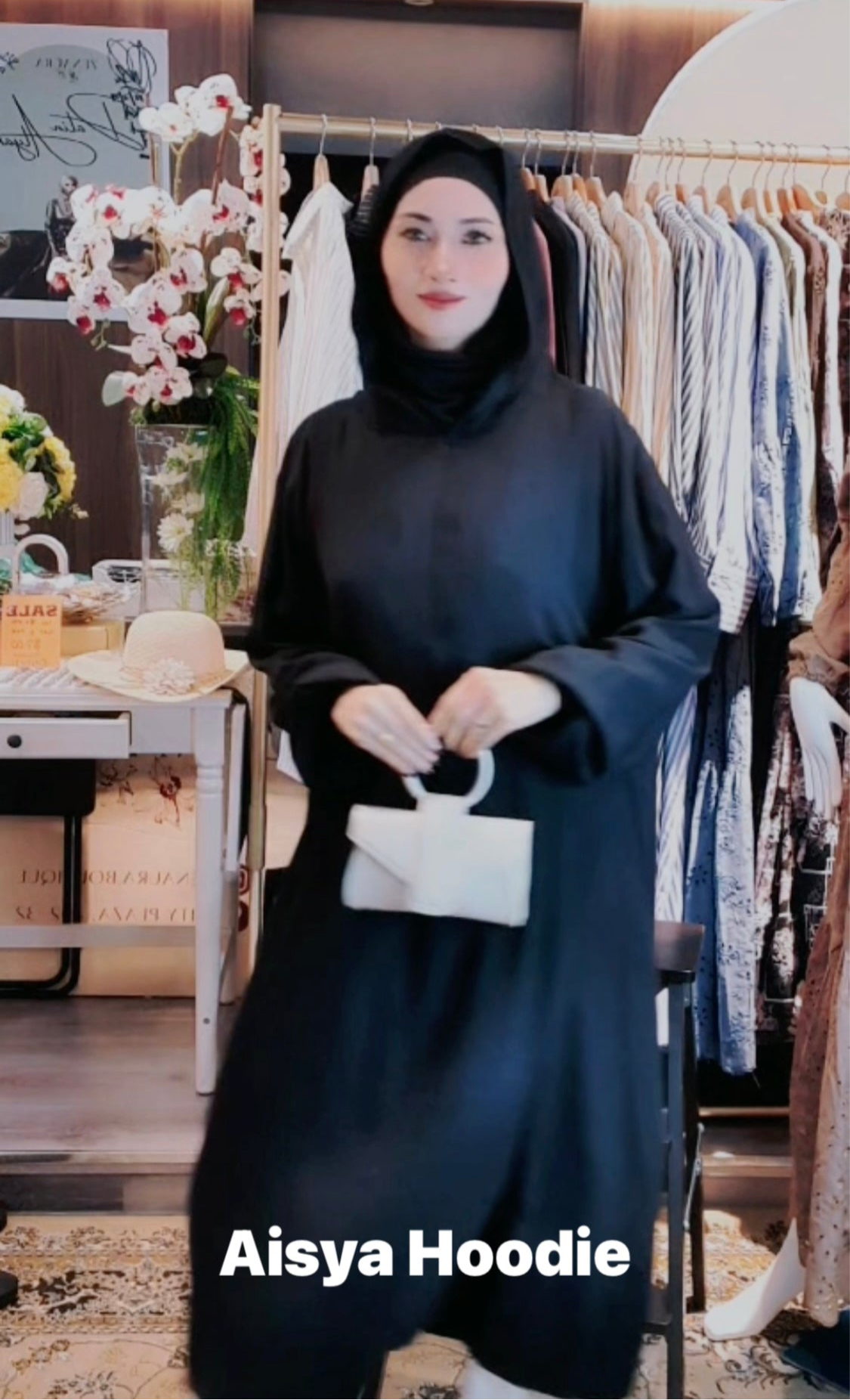 Aisyah Hoodie Abaya