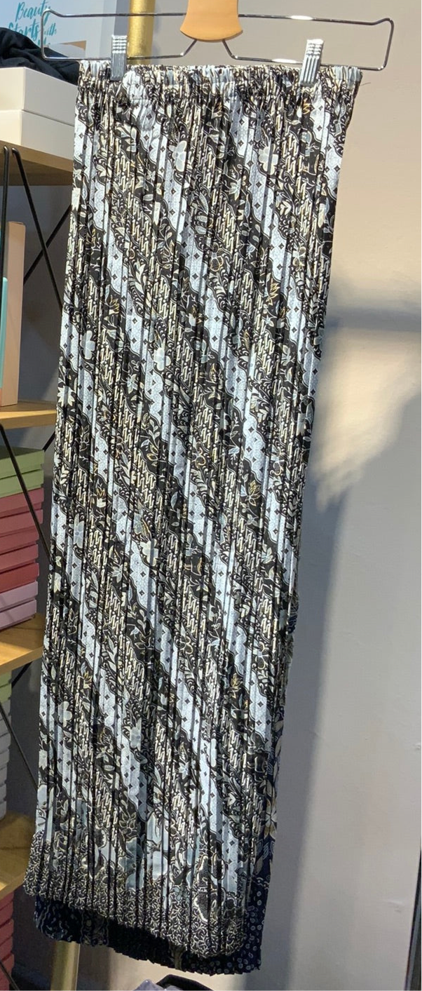 Batik Pleated Skirt