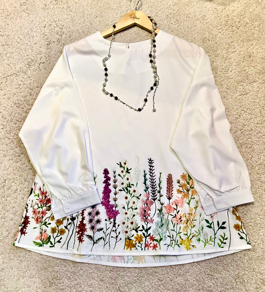 Sofea Printed Blouse