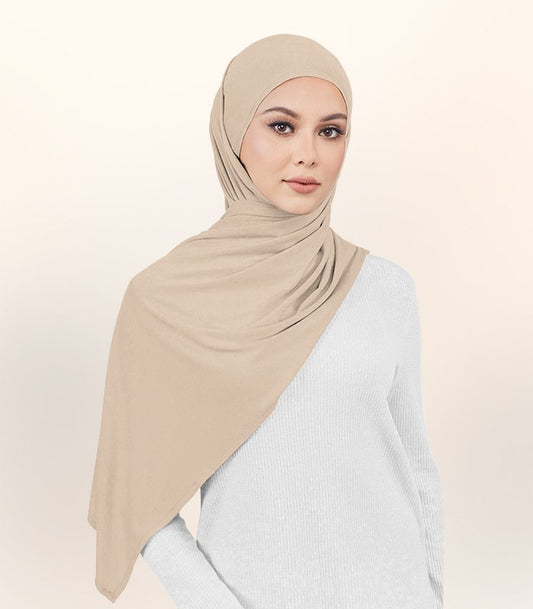 Lynda Rahim - Pannacotta Jersey Shawl